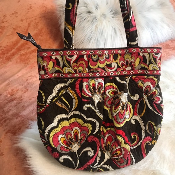 Vera Bradley ⚜️ Fall Hues Dual Shoulder Strap Bag - Picture 1 of 8